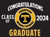 Thompson Middle School Lawn Sign-2024