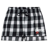 GRIFFINS LADIES FLANNEL SHORTS