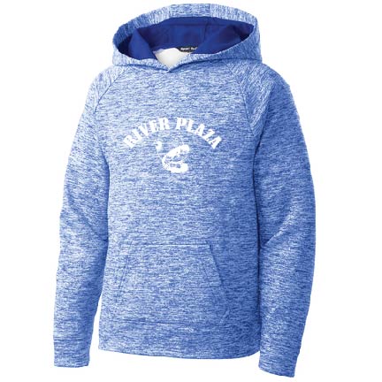 Youth Hooded Heather Pullover-RP